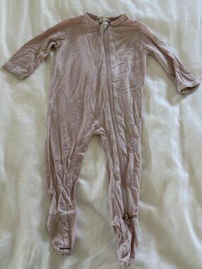 Kyte Baby Pink Footie 0-3 months